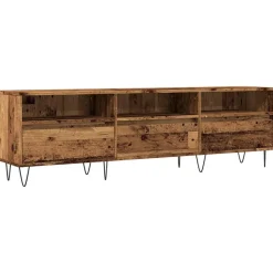 vidaXL Mueble de TV madera ingeniería madera envejecida 150x30x44,5 cm Madera antigua Outlet