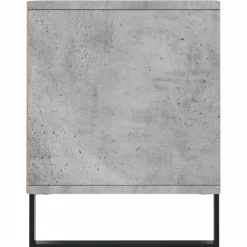 vidaXL Muebles Tv-Mueble de TV madera contrachapada gris hormigón 100x34,5x44,5cm