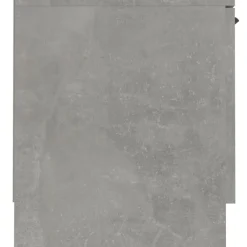vidaXL Muebles Tv-Mueble de TV madera contrachapada gris hormigón 140x35x40 cm