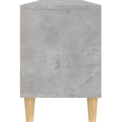 vidaXL Mueble de TV madera contrachapada gris hormigón 150x30x44,5 cm Gris hormig&oacute;n Discount