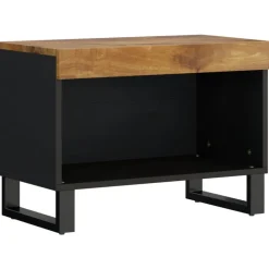 vidaXL Muebles Tv-Mueble de TV madera maciza de mango 60x33x43,5 cm