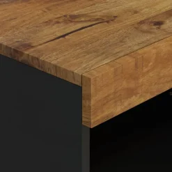 vidaXL Muebles Tv-Mueble de TV madera maciza de mango 60x33x43,5 cm
