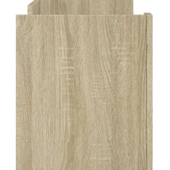 vidaXL Muebles Tv-Mueble de TV madera ingeniería roble 80x35x40 cm