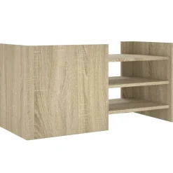 vidaXL Muebles Tv-Mueble de TV madera ingeniería roble 80x35x40 cm