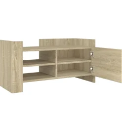 vidaXL Muebles Tv-Mueble de TV madera ingeniería roble 80x35x40 cm
