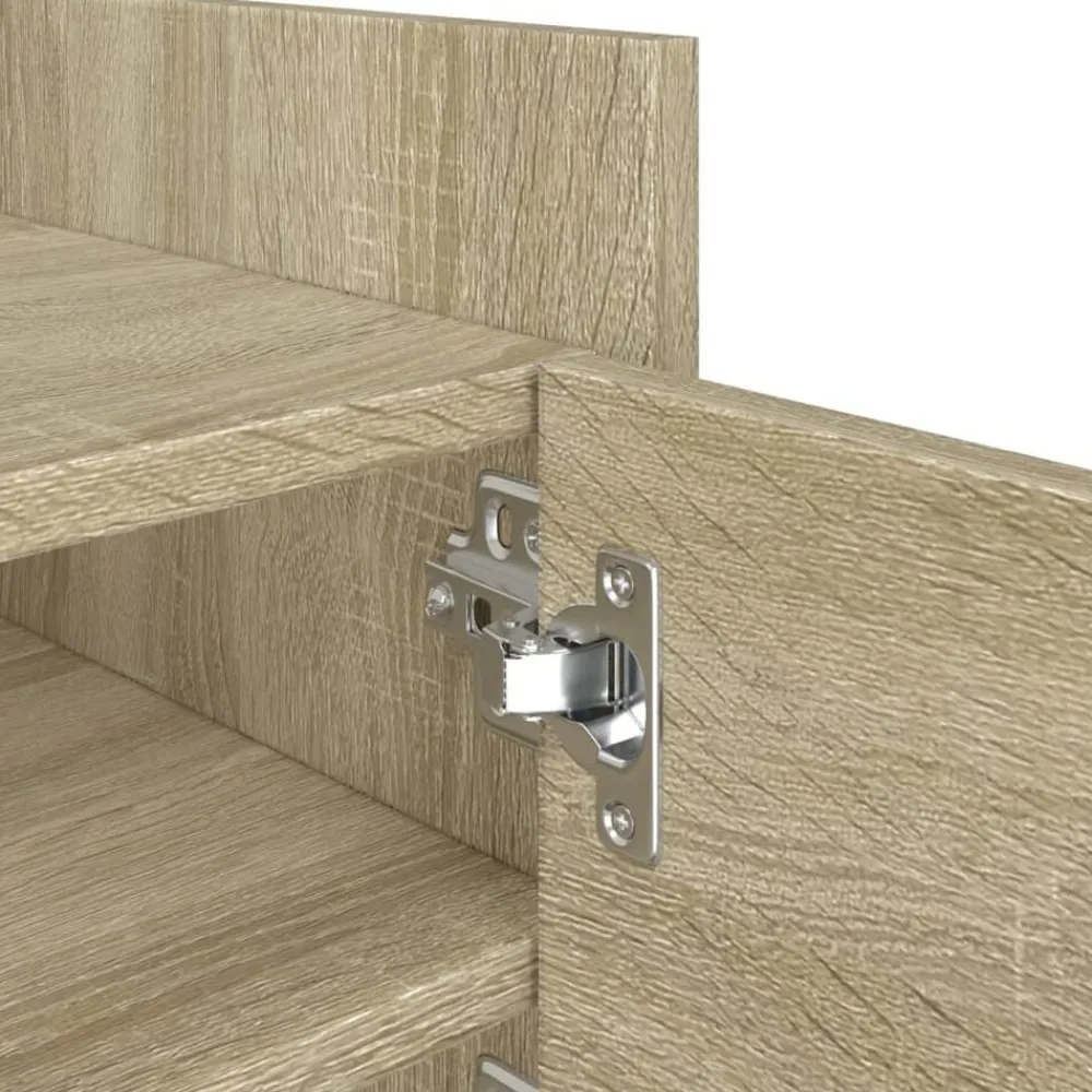 vidaXL Muebles Tv-Mueble de TV madera ingeniería roble 80x35x40 cm
