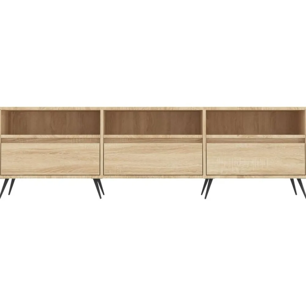 vidaXL Muebles Tv-Mueble de TV madera contrachapada 150x30x44,5 cm