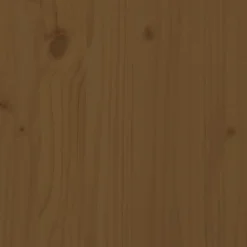 vidaXL Mueble de TV madera maciza de pino marrón miel 103x36,5x52 cm Marrón miel Clearance