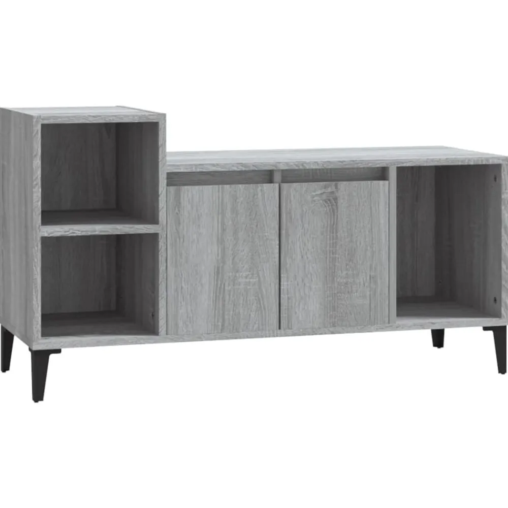 vidaXL Muebles Tv-Mueble de TV madera contrachapada 100x35x55 cm