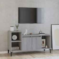 vidaXL Muebles Tv-Mueble de TV madera contrachapada 100x35x55 cm