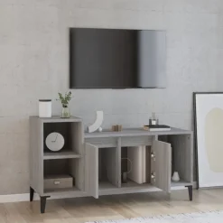 vidaXL Muebles Tv-Mueble de TV madera contrachapada 100x35x55 cm