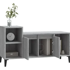 vidaXL Muebles Tv-Mueble de TV madera contrachapada 100x35x55 cm