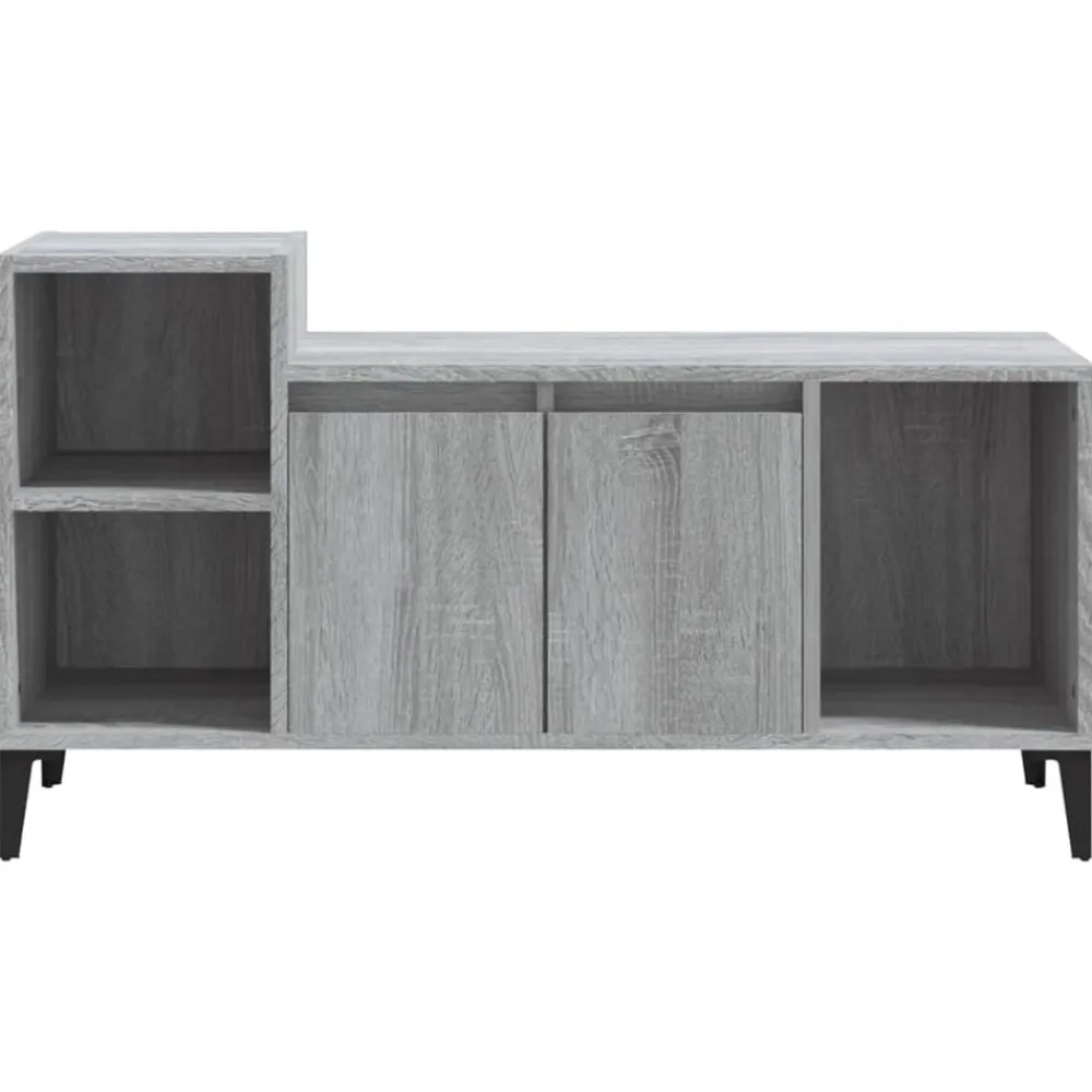 vidaXL Muebles Tv-Mueble de TV madera contrachapada 100x35x55 cm