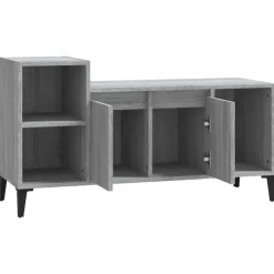 vidaXL Muebles Tv-Mueble de TV madera contrachapada 100x35x55 cm