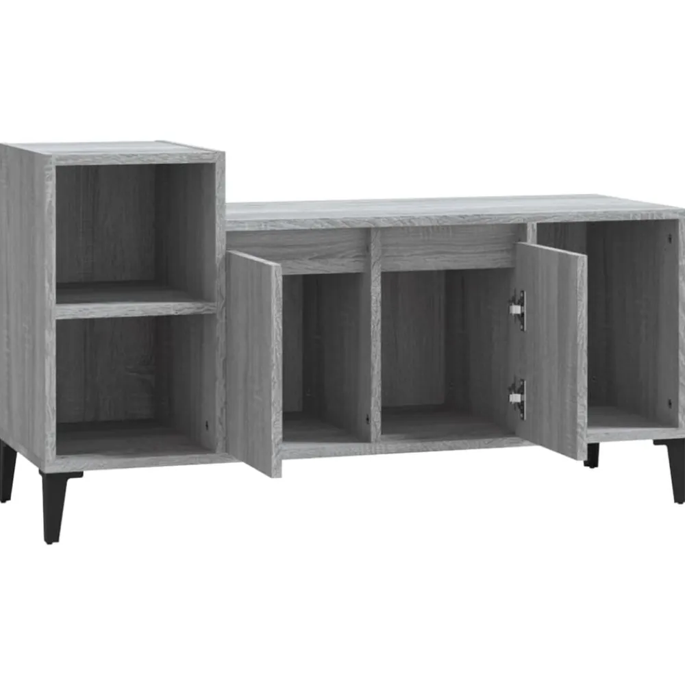 vidaXL Muebles Tv-Mueble de TV madera contrachapada 100x35x55 cm