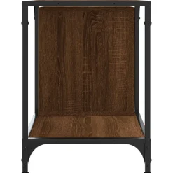 vidaXL Muebles Tv-Mueble de TV madera de ingeniería marrón roble 153x37x50 cm