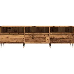 vidaXL Mueble de TV madera ingeniería madera envejecida 150x30x44,5 cm Madera antigua Sale