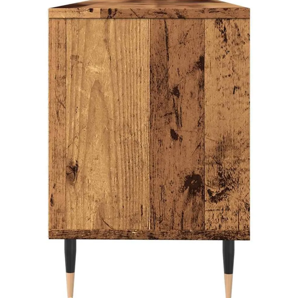 vidaXL Mueble de TV madera ingeniería madera envejecida 150x30x44,5 cm Madera antigua Sale