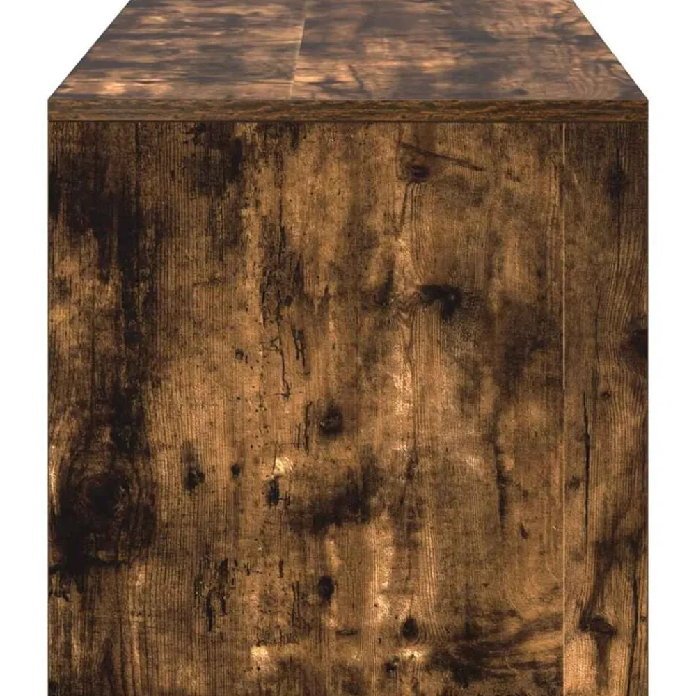 vidaXL Mueble de TV madera de ingeniería 60x40x40 cm Roble ahumado New