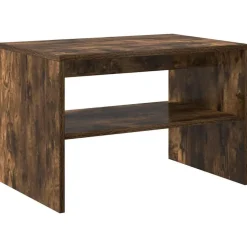 vidaXL Mueble de TV madera de ingeniería 60x40x40 cm Roble ahumado New
