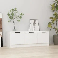 vidaXL Muebles Tv-Mueble de TV madera contrachapada 102x35x36,5 cm