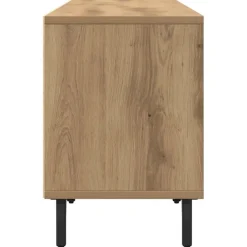 vidaXL Mueble de TV madera de ingeniería 150x30x44,5 cm Roble artisan Discount