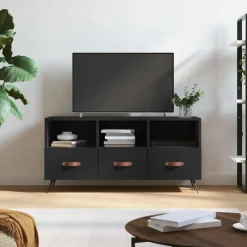 vidaXL Muebles Tv-Mueble de TV madera de ingeniería 102x36x50 cm
