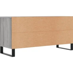 vidaXL Mueble de TV madera de ingeniería 104x35x50 cm Gris sonoma Discount