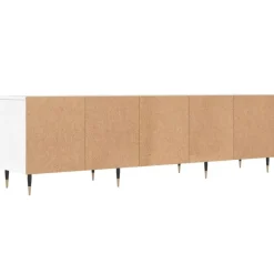 vidaXL Mueble de TV madera contrachapada 150x30x44,5 cm Blanco Online