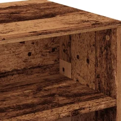 vidaXL Mueble de TV madera de ingeniería envejecida 120x40x40 cm Madera antigua Best