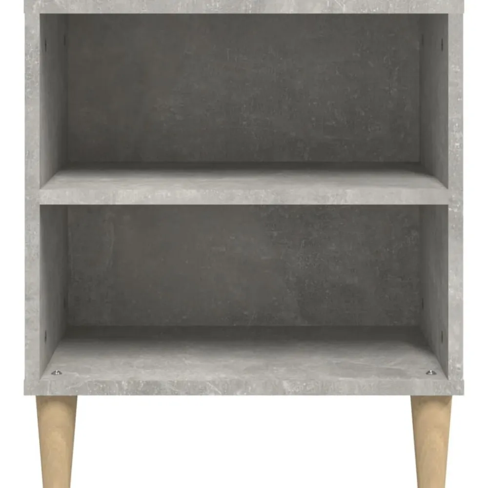 vidaXL Mueble de TV madera contrachapada gris hormigón 102x44,5x50 cm Gris hormigón