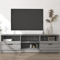 vidaXL Muebles Tv-Mueble de TV madera contrachapada 150x33,5x45 cm