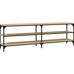 vidaXL Mueble de TV madera contrachapada 160x30x50 cm Roble Sonoma Sale