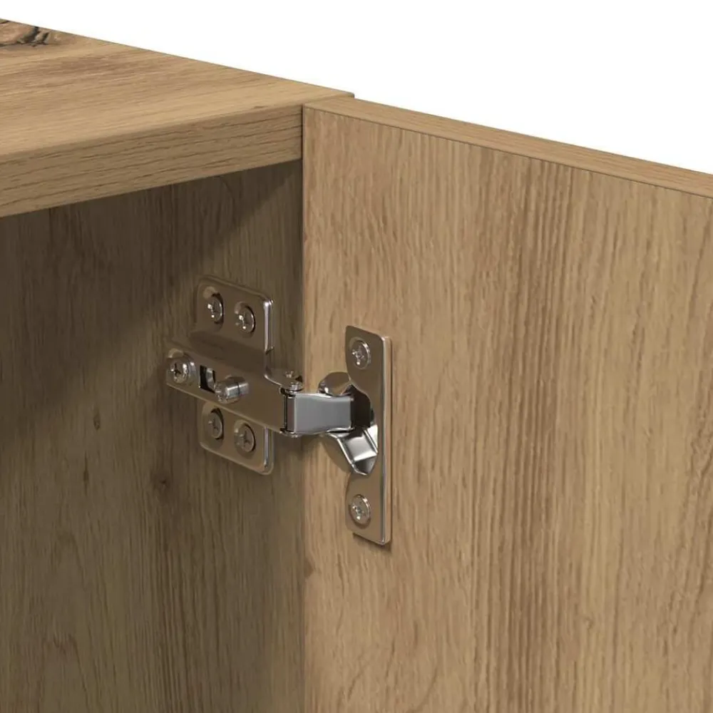 vidaXL Muebles Tv-Mueble de TV madera de ingeniería roble artisian 180x31,5x40 cm