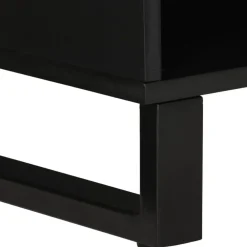 vidaXL Mueble de TV madera mango y madera contrachapada 80x33x46 cm Marrón claro New
