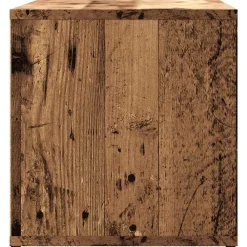 vidaXL Mueble de TV madera ingeniería madera envejecida 80x34x35,5 cm Madera antigua Best