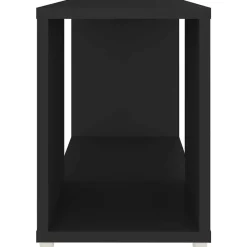 vidaXL Mueble de TV madera contrachapada 60x24x32 cm Negro Sale