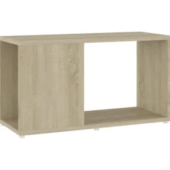vidaXL Estanterías-Mueble de TV madera contrachapada 60x24x32 cm