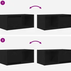 vidaXL Muebles Tv-Mueble de TV madera de ingeniería 60x31x25,5 cm