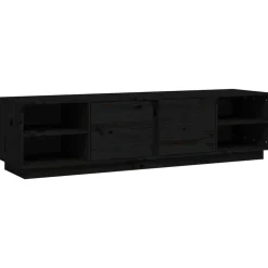 vidaXL Muebles Tv-Mueble de TV madera maciza de pino 156x40x40 cm