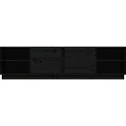 vidaXL Muebles Tv-Mueble de TV madera maciza de pino 156x40x40 cm