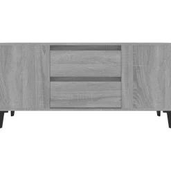 vidaXL Mueble de TV madera contrachapada 102x44,5x50 cm Gris sonoma Outlet