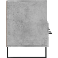 vidaXL Muebles Tv-Mueble de TV madera de ingeniería gris hormigón 102x36x50 cm