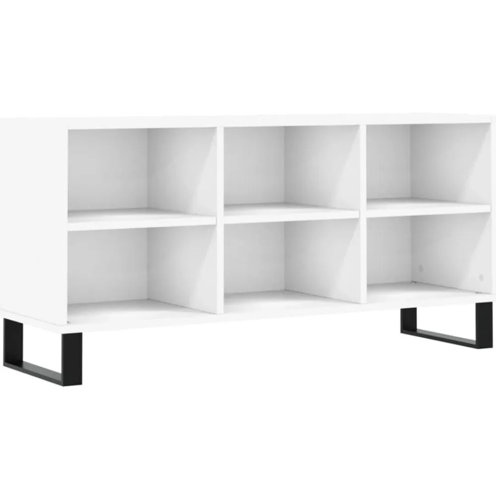 vidaXL Muebles Tv-Mueble de TV madera de ingeniería 103,5x30x50 cm