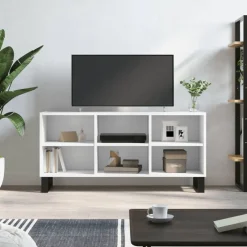 vidaXL Muebles Tv-Mueble de TV madera de ingeniería 103,5x30x50 cm