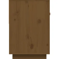 vidaXL Muebles Tv-Mueble de TV madera maciza de pino marrón miel 90x40x60 cm