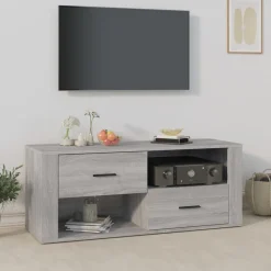 vidaXL Muebles Tv-Mueble de TV madera contrachapada 100x35x40 cm