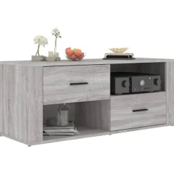 vidaXL Muebles Tv-Mueble de TV madera contrachapada 100x35x40 cm