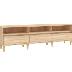 vidaXL Muebles Tv-Mueble de TV madera contrachapada 150x30x44,5 cm