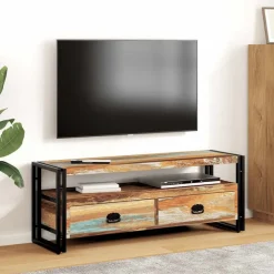vidaXL Mueble de TV madera maciza reciclada Discount